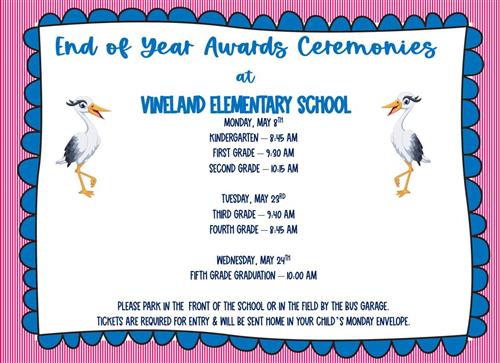 end of the year award ceremonies